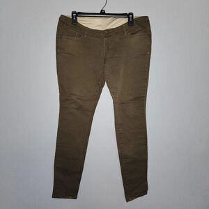 Makers women's maternity jeans size M green